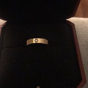 Cartier Wedding Band with 1 Diamond